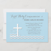 Eerste communautaire blauwe uitnodiging (Voorkant)