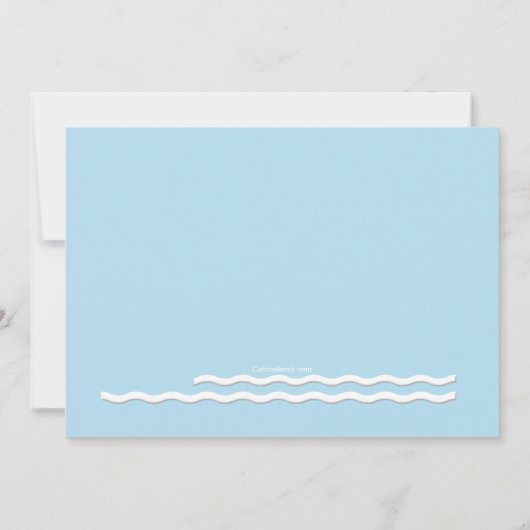 Eerste communautaire blauwe uitnodiging (Achterkant)