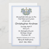 Eerste communautaire blauwe uitnodiging (Voorkant / Achterkant)