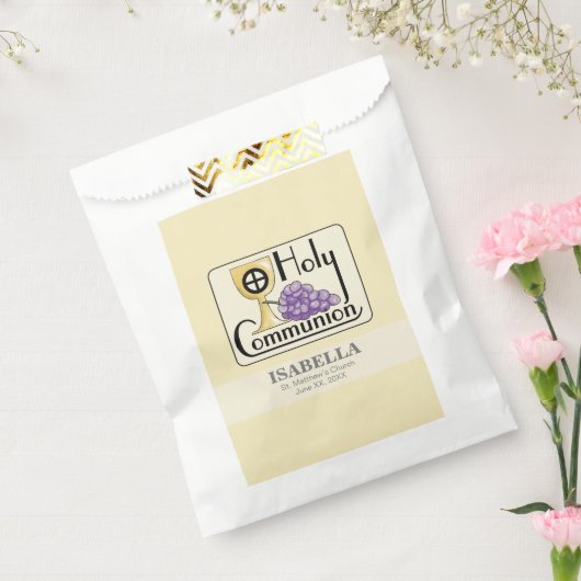 Eerste communautaire druiven en beker,  bedankzakje (Gezegeld)