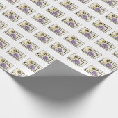 Eerste communautaire druiven en beker,  cadeaupapier (Hoek)