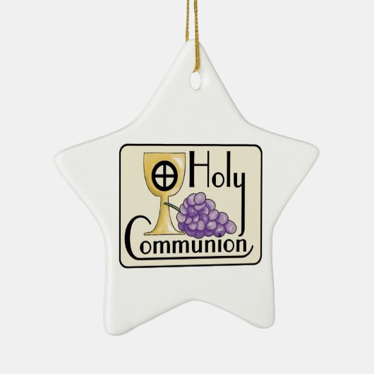 Eerste communautaire druiven en beker,  keramisch ornament (Rechts)