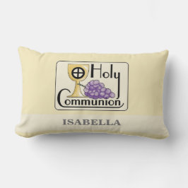 Eerste communautaire druiven en beker,  kussen