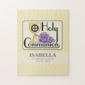 Eerste communautaire druiven en beker,  legpuzzel (Verticaal)