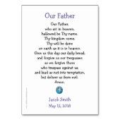 Eerste communautaire  Kaart voor jongens (Achterkant)