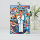 Eerste communautaire Kaart voor jongens (Staand voorkant)