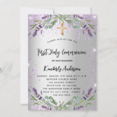 Eerste communautaire lavender Silver Violet luxe Kaart (Voorkant)