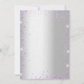 Eerste communautaire lavender Silver Violet luxe Kaart (Achterkant)