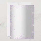 Eerste communautaire lavender Silver Violet sparkl Kaart (Achterkant)