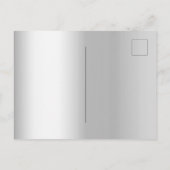 Eerste communautaire lavender Silver Violet sparkl Uitnodiging Briefkaart (Achterkant)