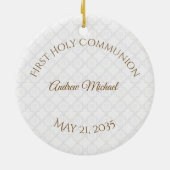 Eerste communautaire symbolen keramisch ornament (Achterkant)