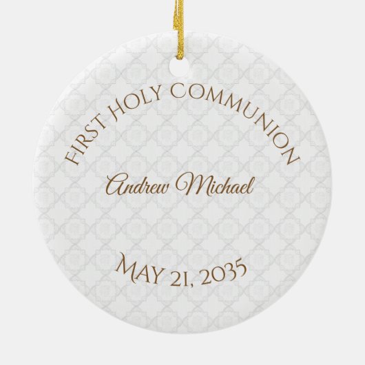 Eerste communautaire symbolen keramisch ornament (Achterkant)