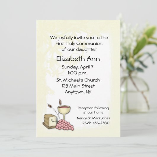 Eerste communautaire uitnodiging (Staand voorkant)