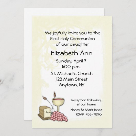 Eerste communautaire uitnodiging (Voorkant / Achterkant)