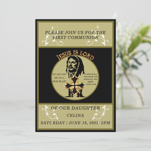 Eerste communautaire uitnodiging (Staand voorkant)