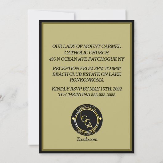 Eerste communautaire uitnodiging (Achterkant)