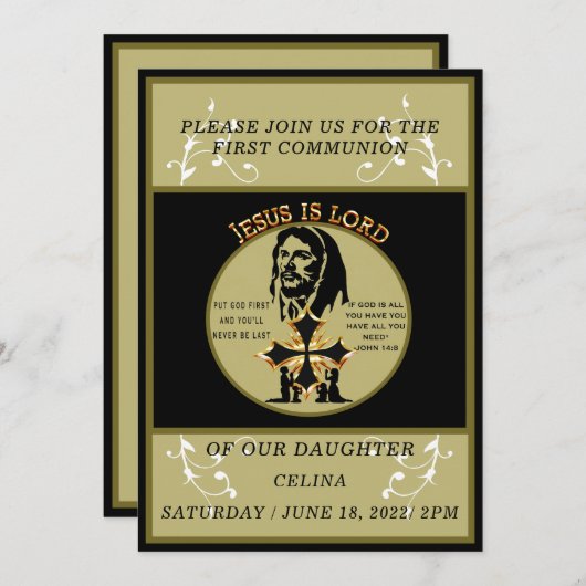 Eerste communautaire uitnodiging (Voorkant / Achterkant)