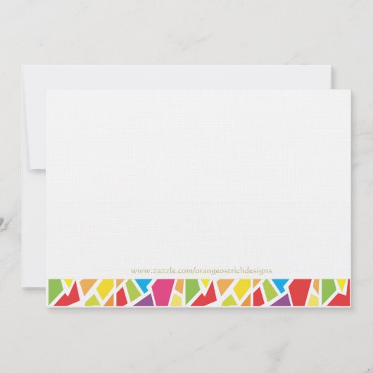 Eerste communautaire uitnodiging (Achterkant)