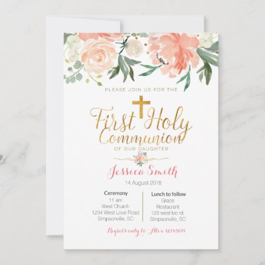 Eerste communautaire uitnodiging (Voorkant)