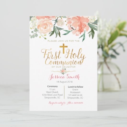 Eerste communautaire uitnodiging (Staand voorkant)