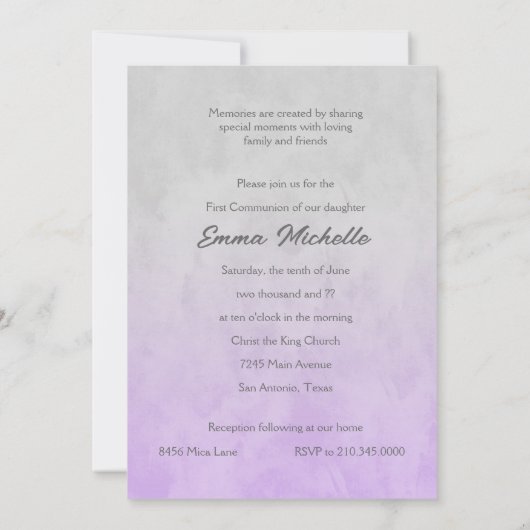 Eerste communautaire Waterverf Kruisgrijs en laven Kaart (Achterkant)