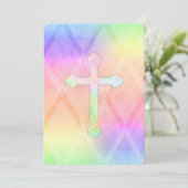 Eerste communautaire Waterverf Kruisregenboog Kaart (Staand voorkant)