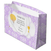 Eerste Commune Blonde Hair Boy Dank je Groot Cadeauzakje (Achterkant Gekanteld)