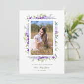 Eerste commune Paarse slachterijen Kaart (Staand voorkant)