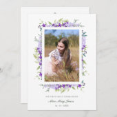 Eerste commune Paarse slachterijen Kaart (Voorkant / Achterkant)