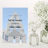 Eerste Communie aangepaste fotokerk Kaart