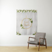 Eerste Communie Achtergrond Gouden Marmeren Calla Wandkleed (In situ)