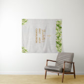 Eerste Communie Achtergrond Marmer Goud Kruis Leli Wandkleed (In Situ (horizontaal))