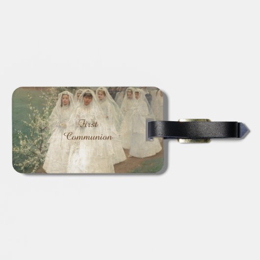 Eerste communie bagagelabel (Achterkant horizontaal)