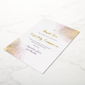 Eerste Communie Bedankt voor het komen kaart (Gedraaid)