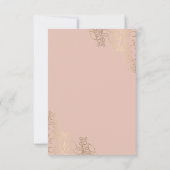 Eerste Communie bleke Bloemen Uitnodiging (Achterkant)