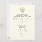 Eerste Communie Bloemen Jezus Goddelijke Barmharti Kaart (Achterkant)