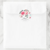 Eerste Communie Bloesemtakken Ronde Sticker (Tas)