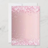 Eerste communie blush roze kaart (Achterkant)