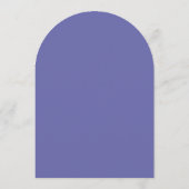 Eerste Communie boog Violet Modern Script & Cross Kaart (Achterkant)