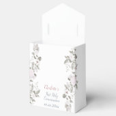 Eerste Communie bord Bloemen Favor Box Bedankdoosjes (Geopend)