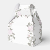 Eerste Communie bord Bloemen Favor Box Bedankdoosjes (Achterkant)