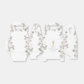 Eerste Communie bord Bloemen Favor Box Bedankdoosjes (Uitgevouwen)