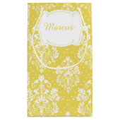 Eerste communie Brunette Hair Boy Dank u Klein Cadeauzakje (Achterkant)