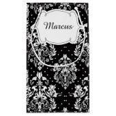 Eerste communie Brunette Hair Boy Dank u Klein Cadeauzakje (Achterkant)