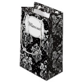 Eerste communie Brunette Hair Boy Dank u Klein Cadeauzakje (Achterkant Gekanteld)