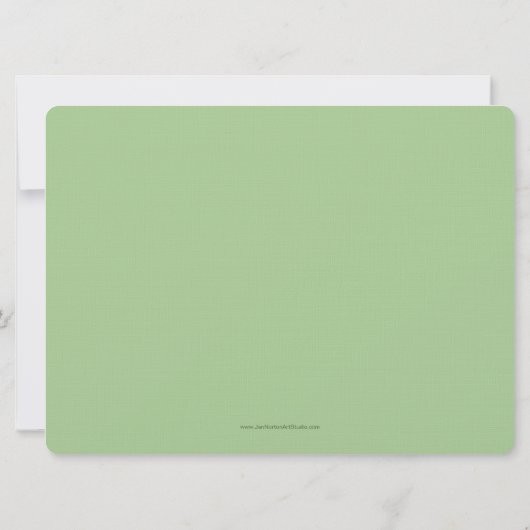 Eerste communie certificaat, aangepaste invulling kaart (Achterkant)