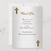 Eerste Communie Dank je kaart Foto (Achterkant)