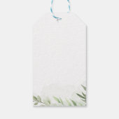Eerste Communie Dank u Labels in Eucalyptus Cadeaulabel (Achterkant)