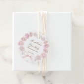 eerste communie delicate pioenen lijst bedankjes labels (In situ)