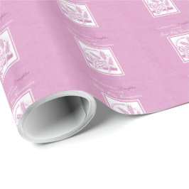 Eerste communie dochter, Roze Cadeaupapier